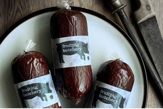 Fruit Pig Black Pudding Chub 350g